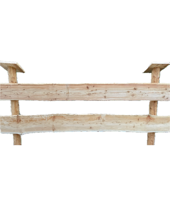 Zaunbretter Lärche unbesäumt 24mm