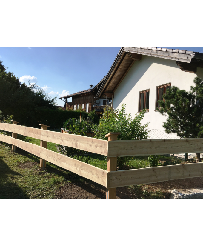 Zaunbretter Lärche unbesäumt 24mm