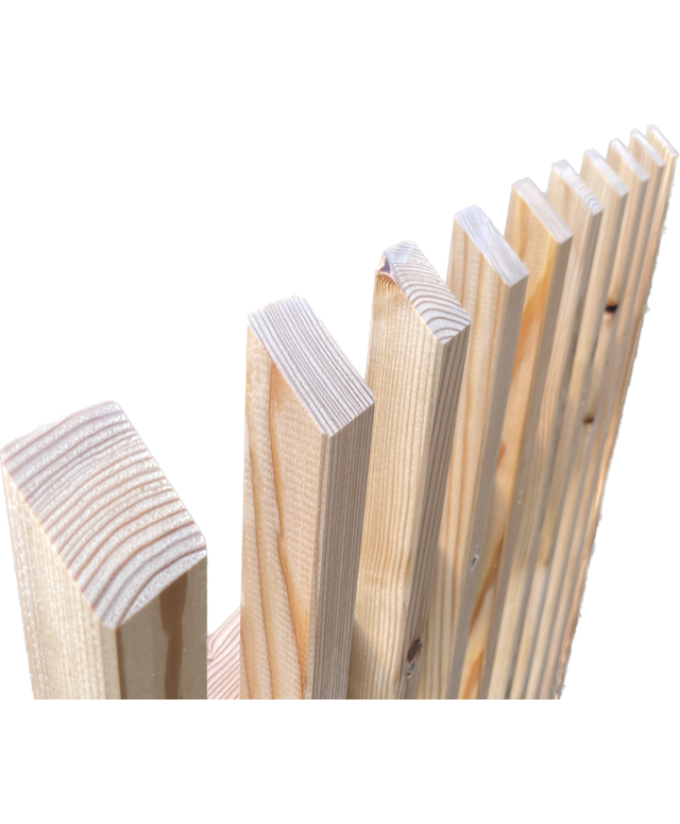 Zaunlatte Lärche 35/35 mm