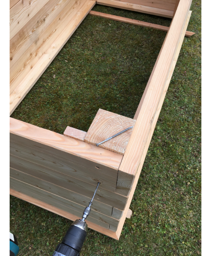 Hochbeet Lärche (Bausatz)