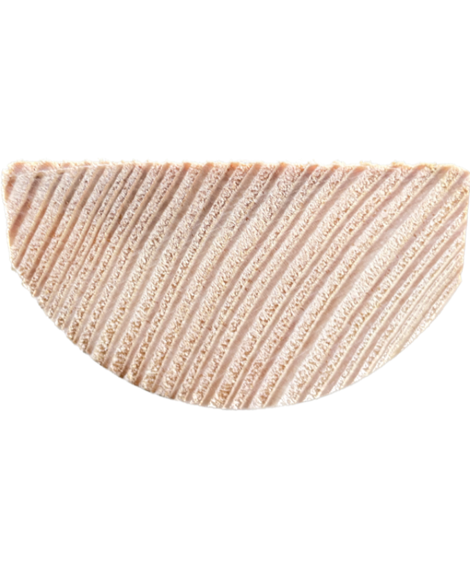 Staketen Lärche halbrund 53 mm